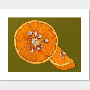 Oranges Inside With Teeths Posters and Art